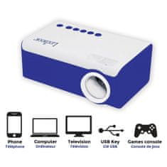 Lexibook Mini domači kino - projektor za gledanje filmov, slik in iger
