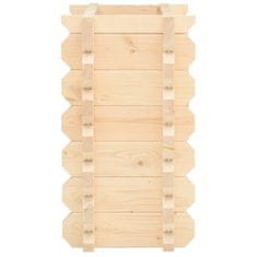 Vidaxl Visoka greda 42 mm 100x50x87,8 cm trden smrekov les