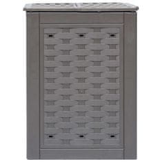 Vidaxl Vrtni kompostnik 2 kosa rjave barve 60x60x83 cm 600 L
