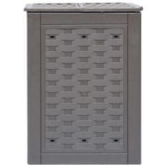 Greatstore Vrtni kompostnik 3 kosi rjave barve 60x60x83 cm 900 L