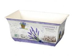 NOHEL GARDEN Komplet kovinskih škatel LAVENDER DE PROVENCE 23,25cm 2ks