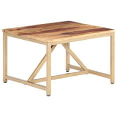 Vidaxl Stranska mizica 60x60x40 cm trden palisander
