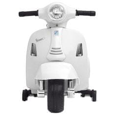 Vidaxl Otroški električni motor Vespa GTS300 bele barve