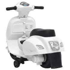 Vidaxl Otroški električni motor Vespa GTS300 bele barve
