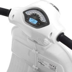 Vidaxl Otroški električni motor Vespa GTS300 bele barve