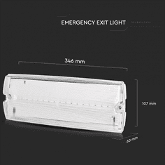 V-TAC VT-543 LED ZASILNA SVETILKA EXIT