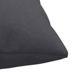 Vidaxl Okrasne blazine 4 kosi antracitne 60x60 cm blago