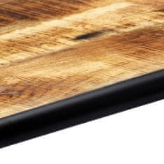 Vidaxl Jedilna miza 118x60x76 cm trden robusten mangov les