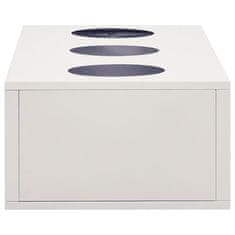 Vidaxl Pisarniško cvetlično korito svetlo sivo 90x40x23 cm jeklo