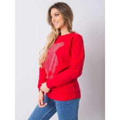 ITALY MODA Ženska bluza DARLA rdeča DHJ-BZ-12779.43P_364059 Univerzalni