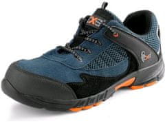 CXS Nizki delovni čevlji CXS LAND EIVISSA S1, z jekleno kapico, črno-modri 