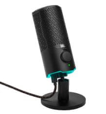 JBL Quantum Stream mikrofon, USB, črn