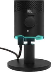 JBL Quantum Stream mikrofon, USB, črn