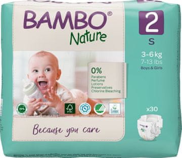 Bambo Nature plenice, za 3-6 kg, 30/1