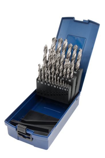 Vrtalni set HSS-G (25kos) DIN 338, Stahlharter