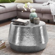 Kavna mizica Faus, 60 cm, srebrna