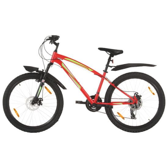 Greatstore Gorsko kolo z 21 prestavami 26" kolo 36 cm rdeče