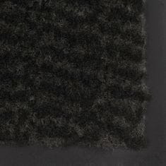 Greatstore Protiprašni predpražnik pravokotni taftani 90x150 cm črn