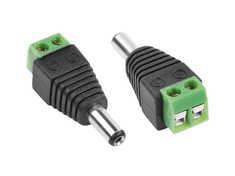 Cabletech DC konektor moški 2.1 x 5.5 x 14mm z vijaki