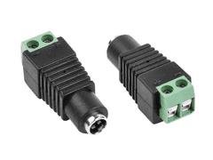 Cabletech DC konektor ženski 2.1 x 5.5 z vijaki