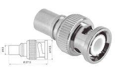 Cabletech BNC konektor RG59U z navojem