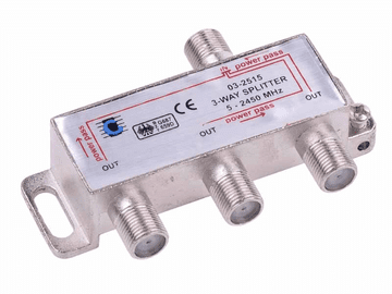 Cabletech Delilnik satelitski 3-vejni "F" 2400 MHz