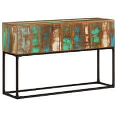 Vidaxl Konzolna mizica 120x30x75 cm trden predelan les