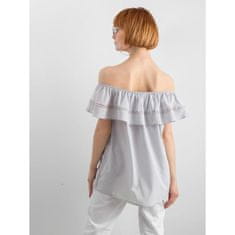 Factoryprice Ženska bluza s španskim izrezom LANA siva WN-BZ-85529.74P_317393 S