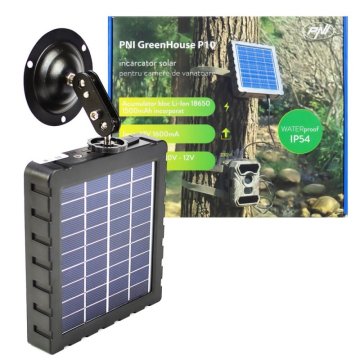 PNI GreenHouse P10 1500 mAh sončni polnilnik za lovske kamere
