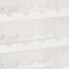 Vidaxl Omarica za vino 56x32x110 cm trdna hrastovina