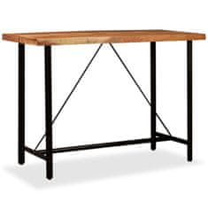Vidaxl Barska miza trden akacijev les 150x70x107 cm