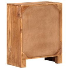Vidaxl Komoda 60x33x75 cm trden akacijev les