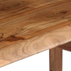 Vidaxl Pisalna miza iz trdnega akacijevega lesa 110x50x76 cm