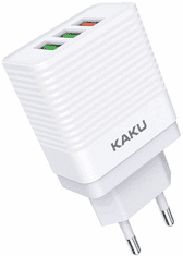 Kaku KSC-407 hišni polnilec USB-A PD 3.0, adapter, 18W, bel