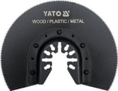 YATO  Segmentni žagin list za večnamensko uporabo HSS, 88mm (lesa, plastike, kovinski)