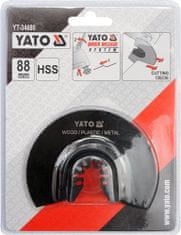 YATO  Segmentni žagin list za večnamensko uporabo HSS, 88mm (lesa, plastike, kovinski)