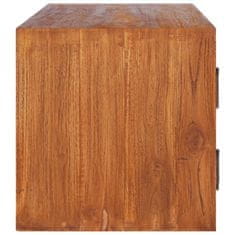 Vidaxl Stenska TV omarica 90x30x30 cm trdna tikovina