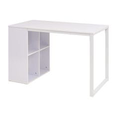 Vidaxl Pisalna miza 120x60x75 cm bela