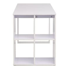 Vidaxl Pisalna miza 120x60x75 cm bela