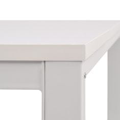Vidaxl Pisalna miza 120x60x75 cm bela