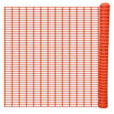 Vidaxl Vrtna ograja 50 m oranžna