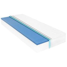 Vidaxl Vzmetnica 100x200 cm visco spominska pena 18 cm