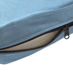 Vidaxl Pasji kavč turkizen 72x45x30 cm iz pliša