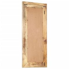 Vidaxl Ročno izrezljano ogledalo 110x50x11 cm trden mangov les