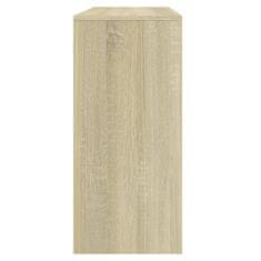 Vidaxl Konzolna mizica sonoma hrast 100x35x76,5 cm iverna plošča