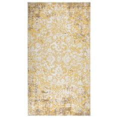 Vidaxl Zunanja preproga ravno tkana 115x170 cm rumena