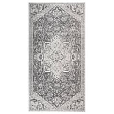 Vidaxl Zunanja preproga ravno tkana 80x150 cm svetlo siva