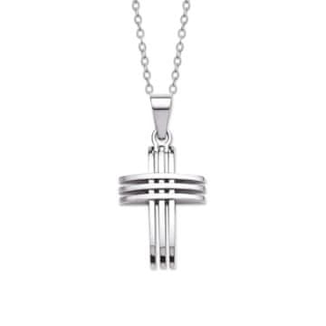 CM STEEL Moška verižica s križem