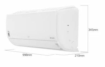  LG Deluxe klimatska naprava (DC18RK.NSK / DC18RK.UL2), z montažo