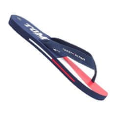 Tommy Hilfiger Japanke čevlji za v vodo modra 36 EU Varsity Print